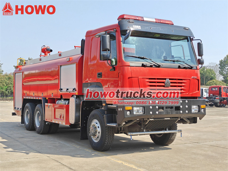 Howo 6x6 fire fighting truck