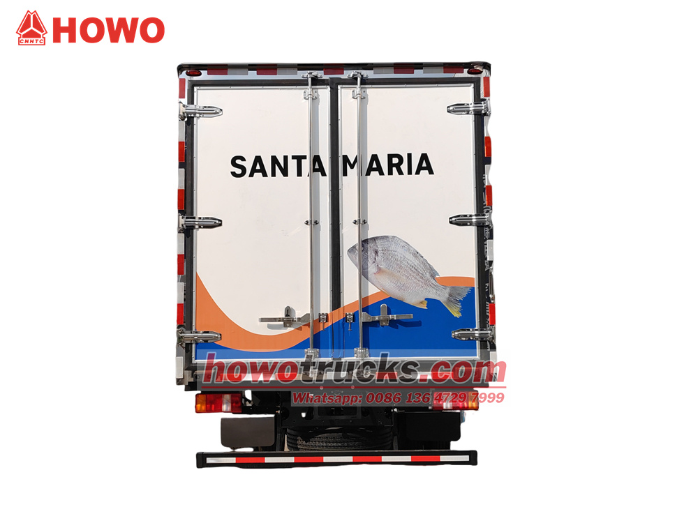 HOWO 5T seafood van truck HOWO 5T seafood van truck