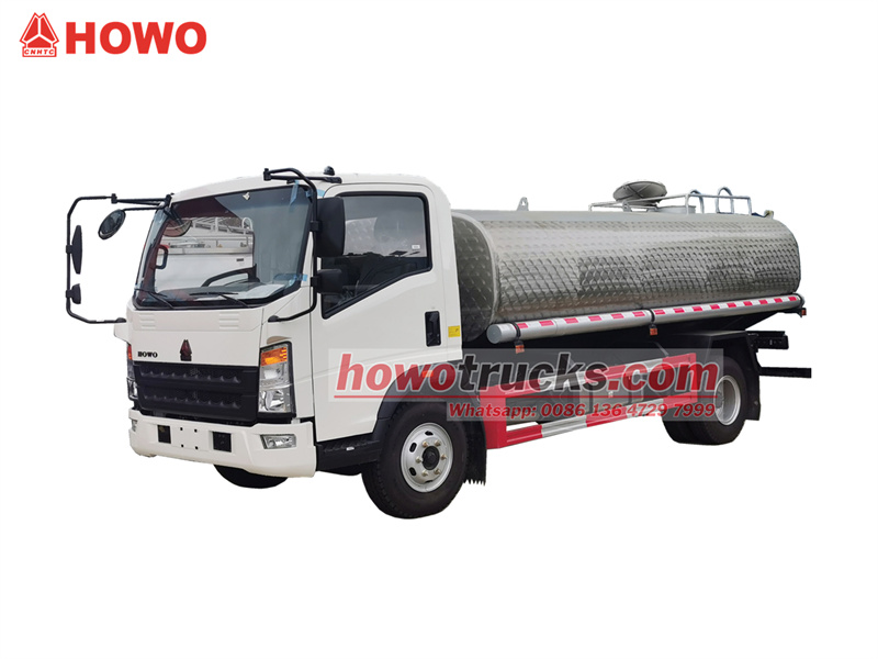 HOWO stainless steel water truck HOWO stainless steel water truck