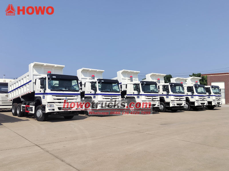 20 camions-bennes Sinotruk HOWO 6x4
