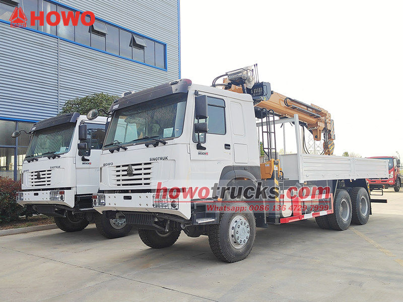 Camion-grue HOWO 6x6 avec perceuse