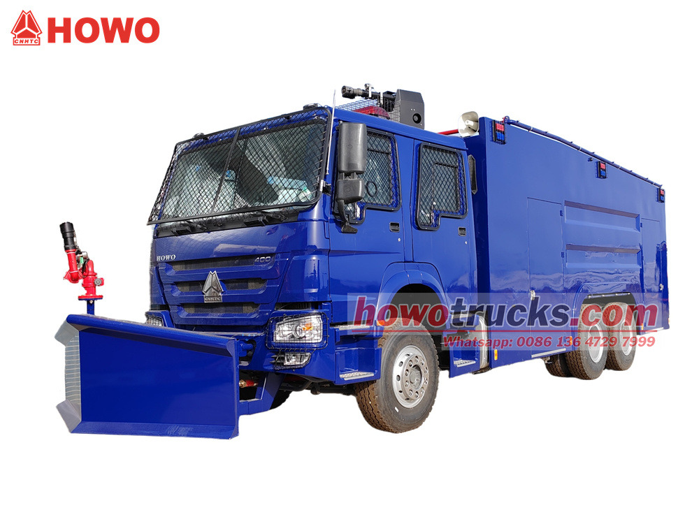 HOWO armored crowd control riot truck HOWO armored crowd control riot truck