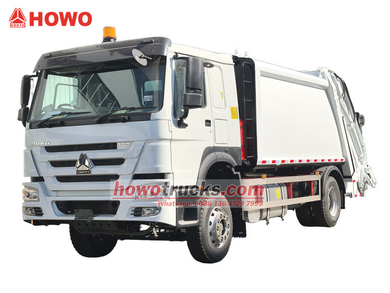 Camion compacteur à ordures Howo RHD 14 m³