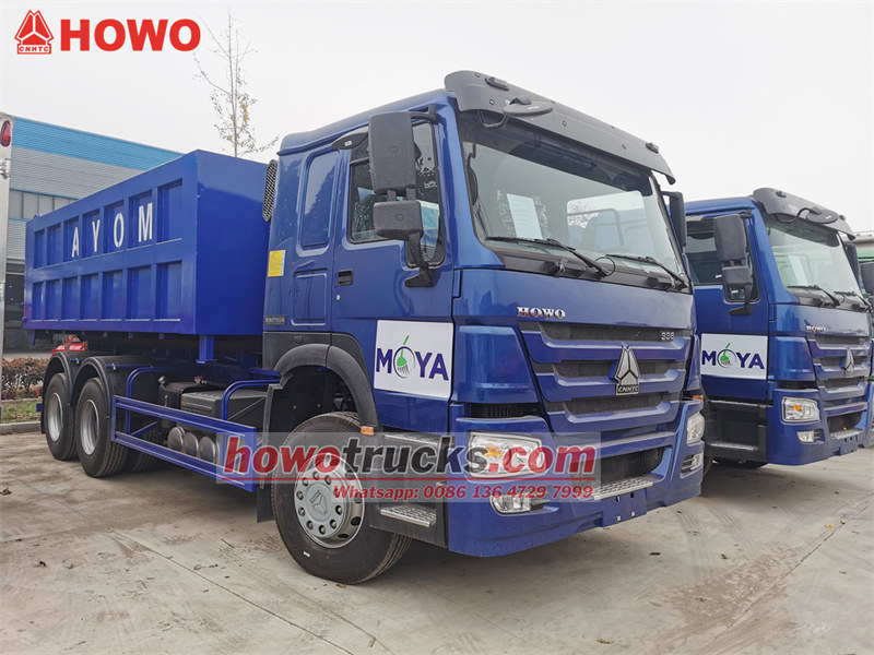 HOWO 6m bins hooklift truck
