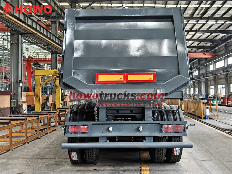 Heavy Duty 3 Axles Tipper Semi Trailer