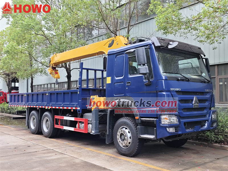 Howo 6x4 boom truck with 10T crane