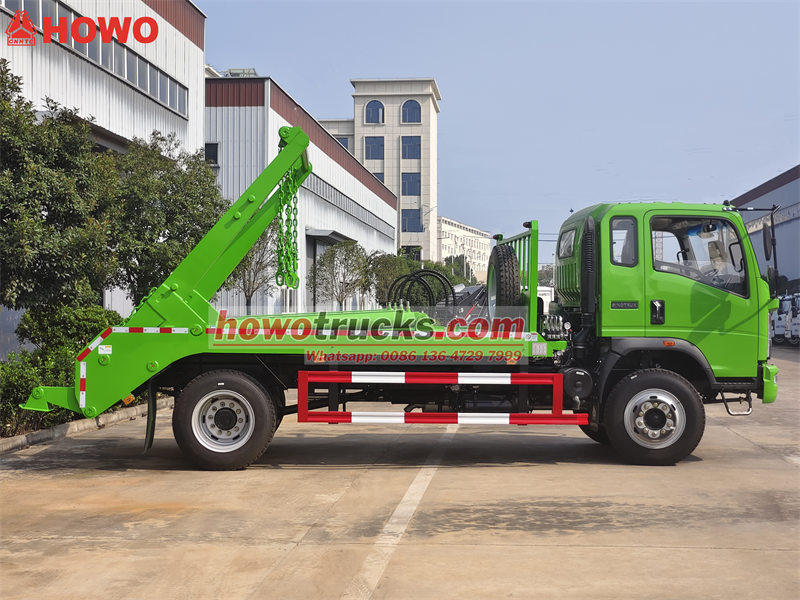 HOWO swing arm garbage truck HOWO swing arm garbage truck