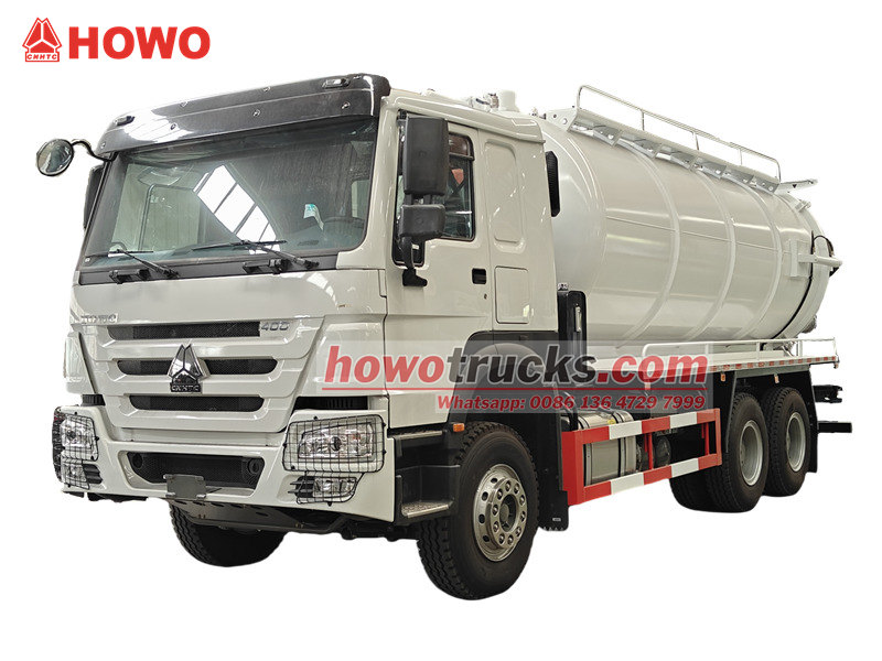HOWO 6×4 vacuum tank truck HOWO 6×4 vacuum tank truck