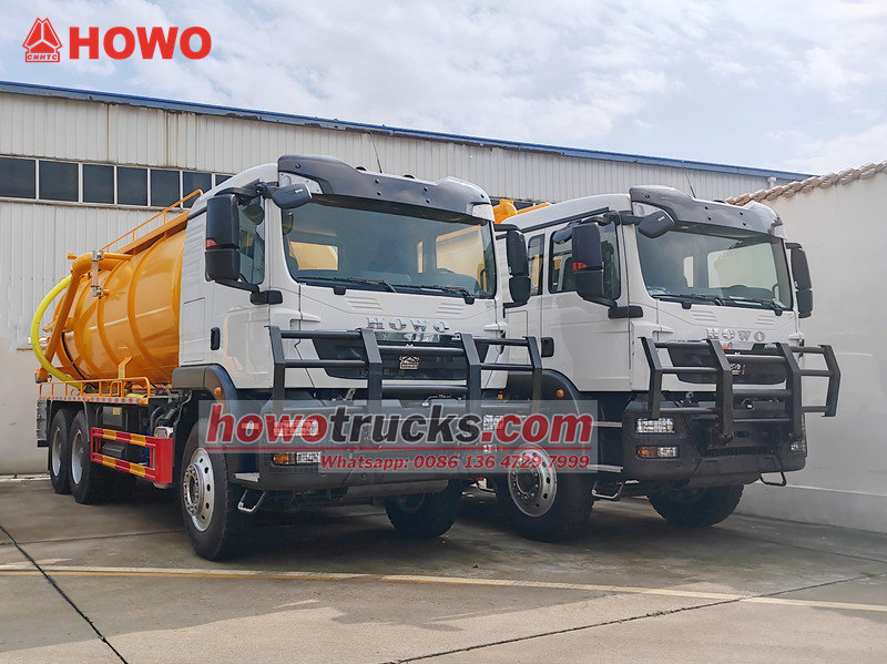 SINOTRUK HOWO 6×6 vacuum tank for export SINOTRUK HOWO 6×6 vacuum tank for export
