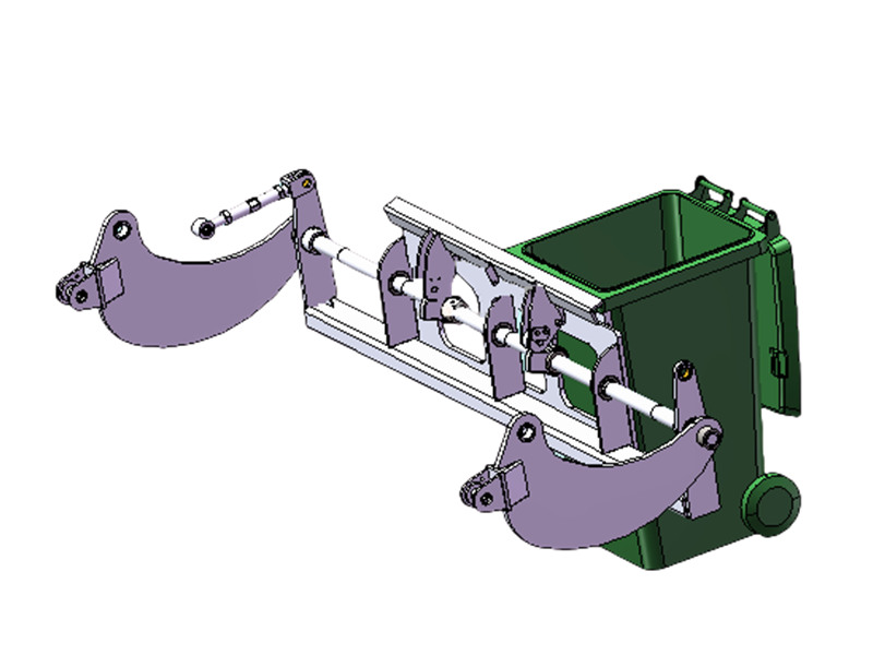 HOWO rubbish compactor truck drawing