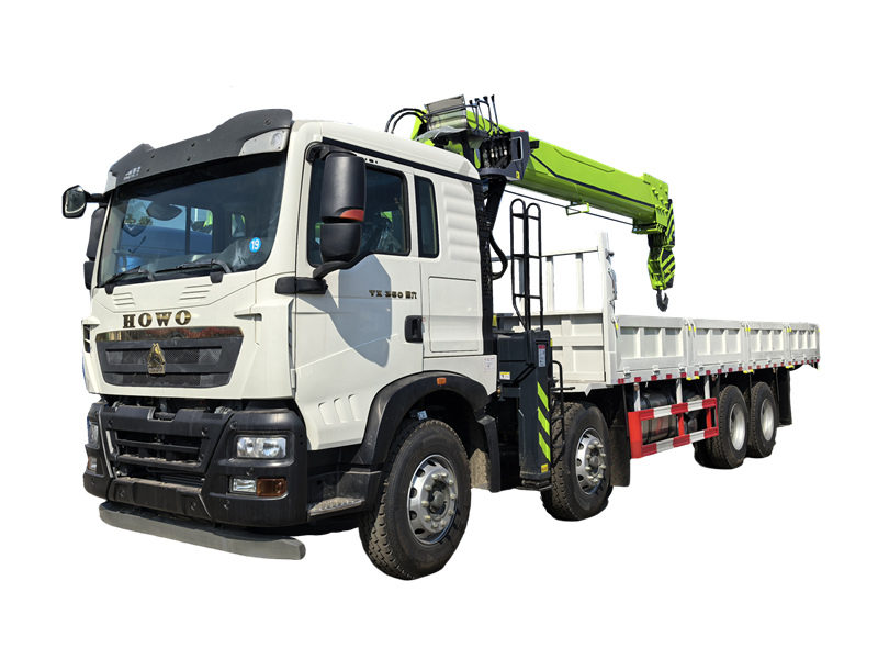 Howo 8x4 heavy duty crane truck
