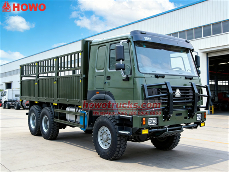 Howo 6x6 cargo truck 