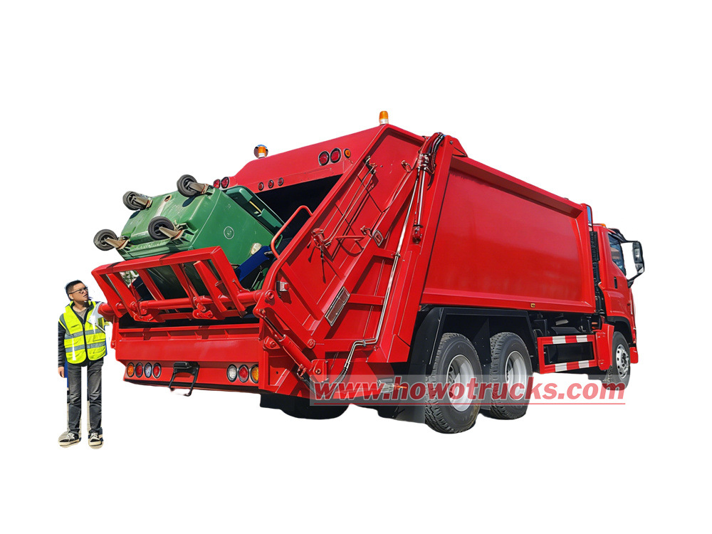 Camion compacteur de déchets Howo lourd de 20 m³