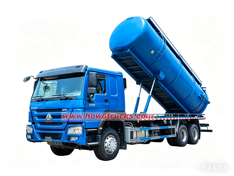 Camion-citerne à vide HOWO 20000L : structure, principe de fonctionnement et avantages