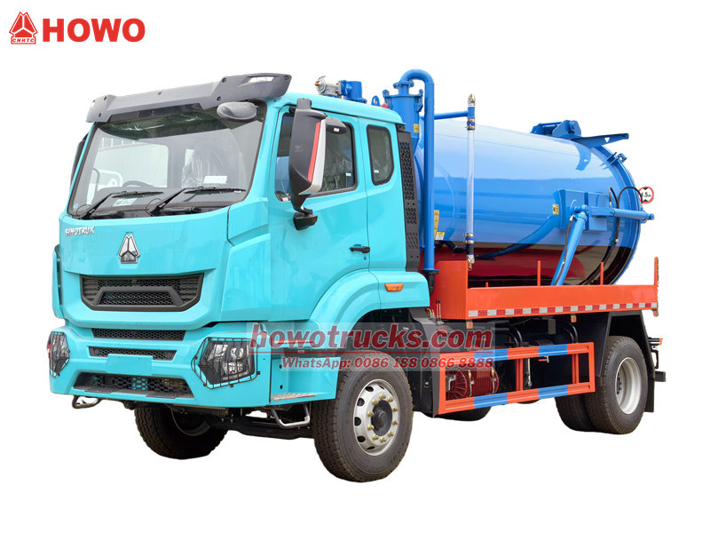 HOWO&nbsp;10&nbsp;CBM&nbsp;drainage&nbsp;sewer&nbsp;cleaning&nbsp;truck