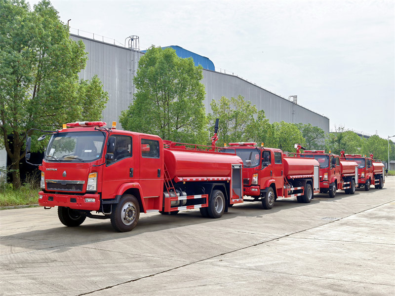 HOWO fire water tank truck